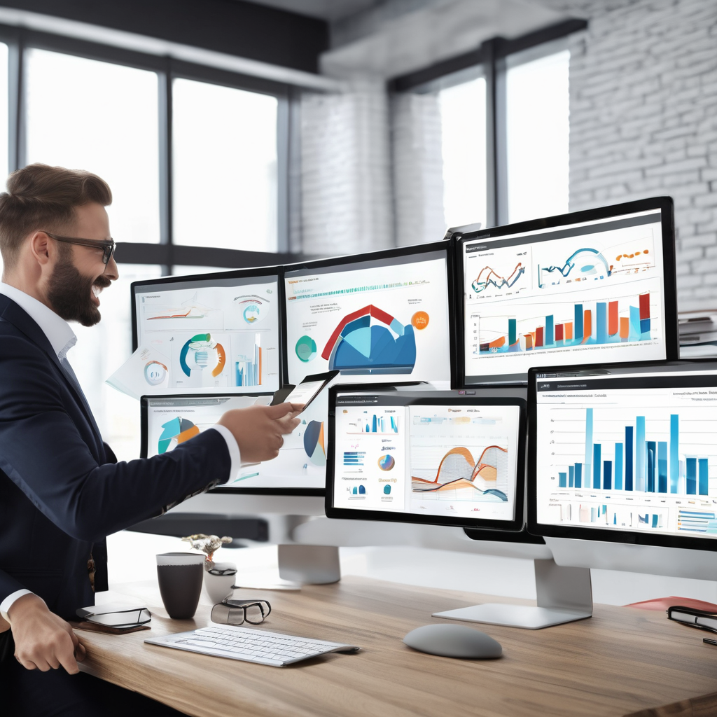 Advanced internet marketing SEO project results and analytics dashboard